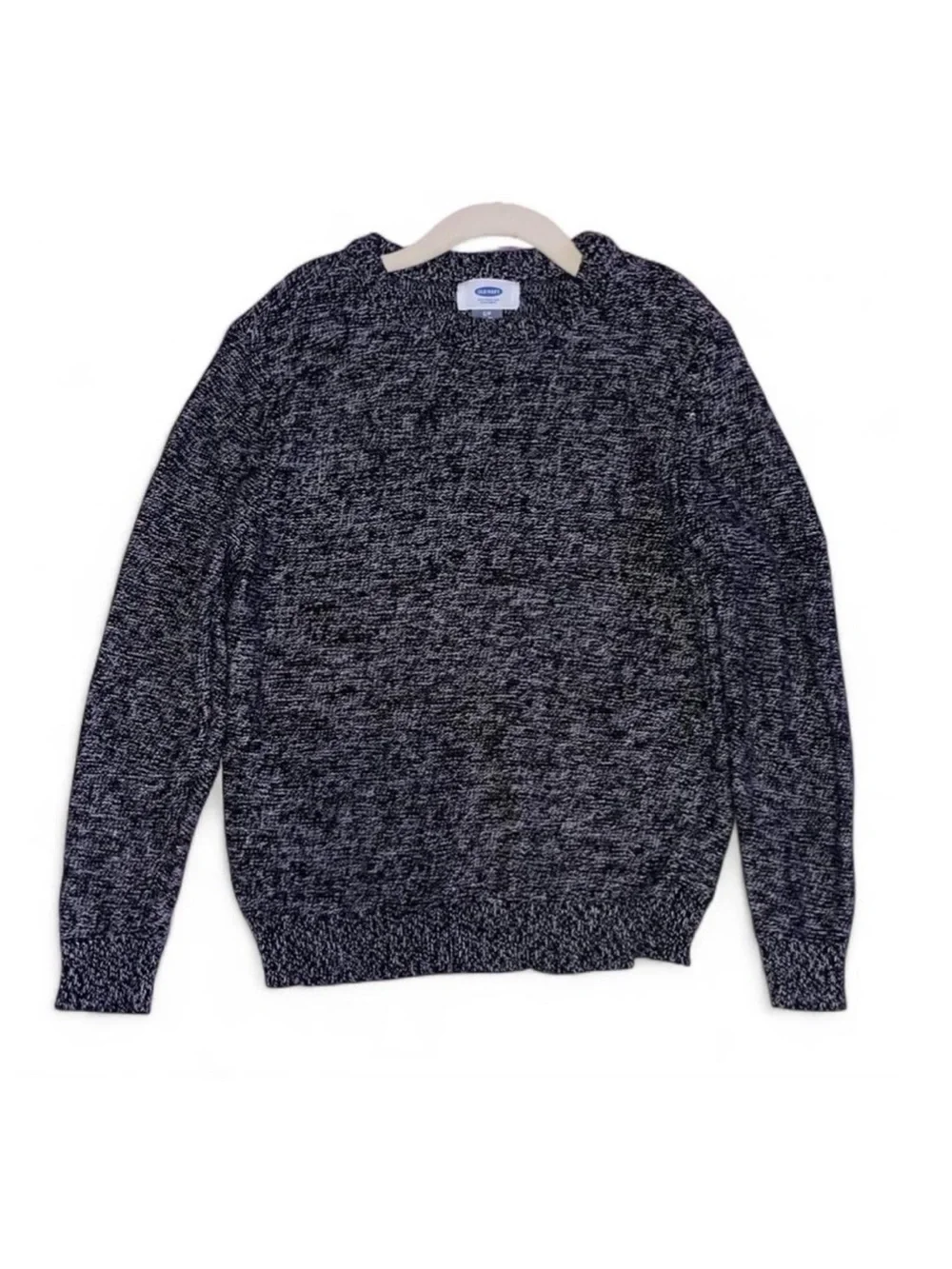 Old Navy boys Black and White Knit Pullover size small 6-7 fall winter sweater